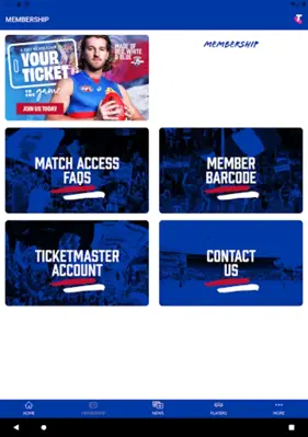 Western Bulldogs Official App android App screenshot 3