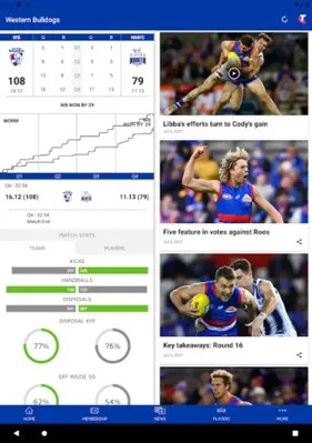 Western Bulldogs Official App android App screenshot 4